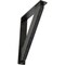 Ekena Millwork Traditional Wrought Iron Bracket, (Triple center brace), Antiqued Pewter 2"W x 10"D x 12"H BKTM02X10X12TTRAPW - alternate 1